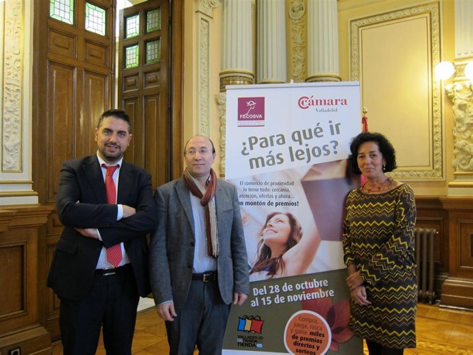 Roberto García (izq), Jesús Herreras y Mercedes Cantalapiedra