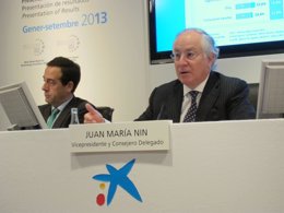 Gonzalo Gortázar y Joan Maria Nin (CaixaBank)