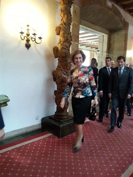 La Reina Doña Sofía en Oviedo