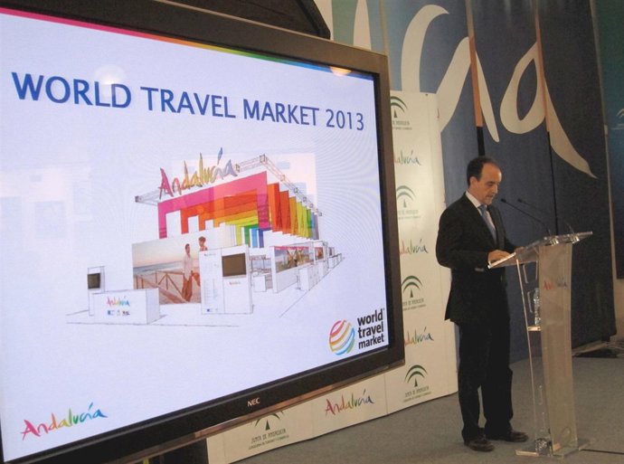 Rafael Rodríguez, consejero de turismo presenta world travel market de londres