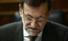 Mariano Rajoy, en el Pleno del Congreso