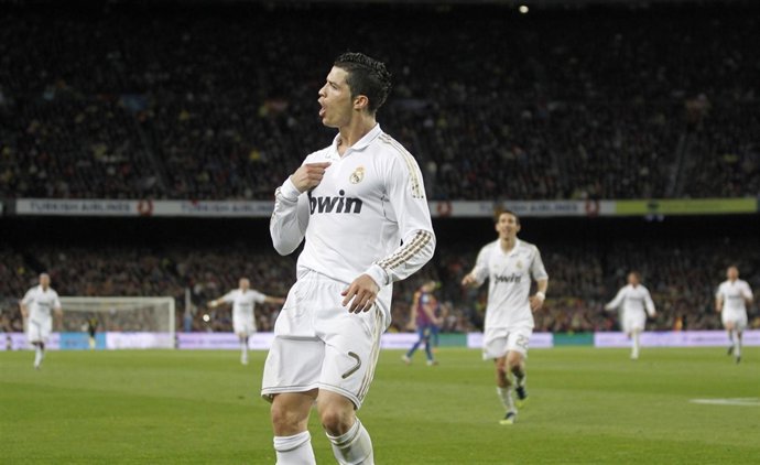Cristiano Ronaldo Marca En El Camp Nou