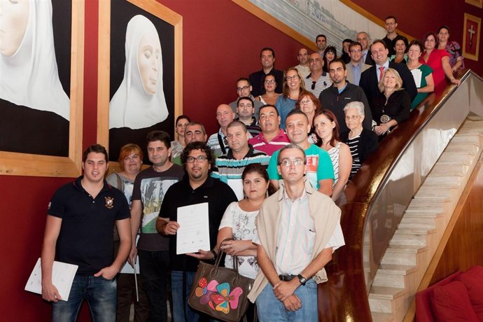 El viceconsejero, con los premiados