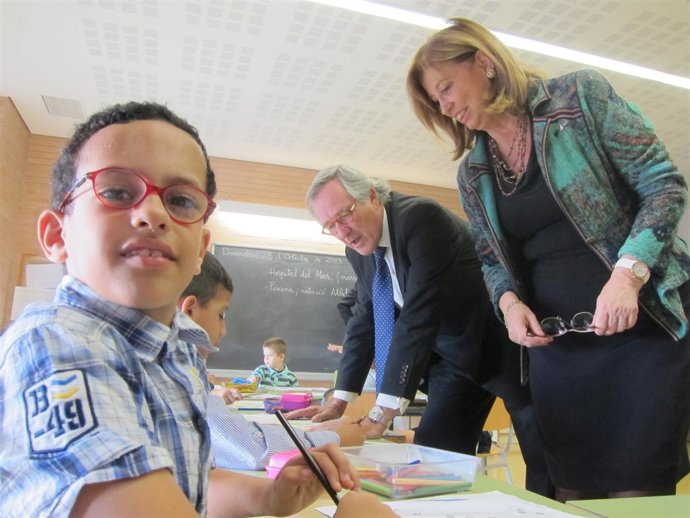 El alcalde de Barcelona X.Trias y la consellera I.Rigau