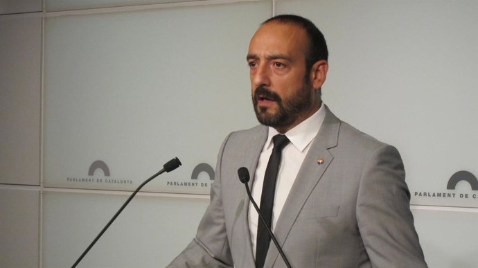El portavoz de C's y diputado en el Parlament, Jordi Cañas