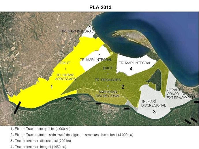 Medidas contra la plaga del caracol manzana