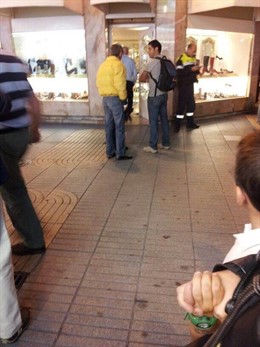 Foto atraco zapatería