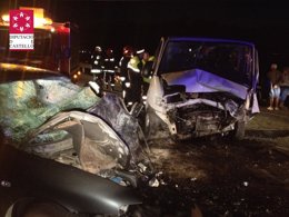 Accidente de tráfico en Alqueries (Castellón)