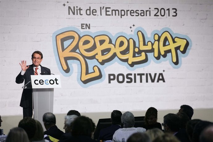 Artur Mas en la noche empresarila de la Cecot