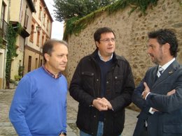 López antes de inaugurar las Jornadas de Formación