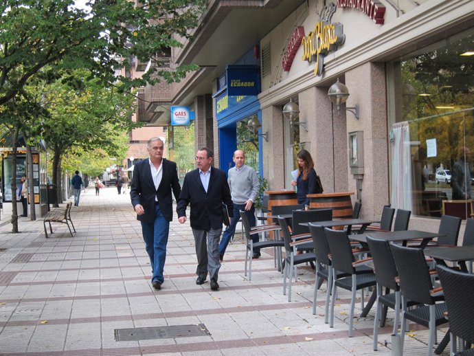 González Pons y Martín de Marcos en Pamplona