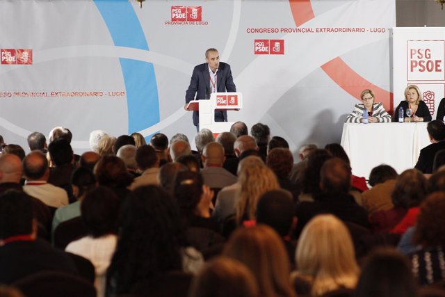 Santín elegido secretario xeral del PSOE de Lugo