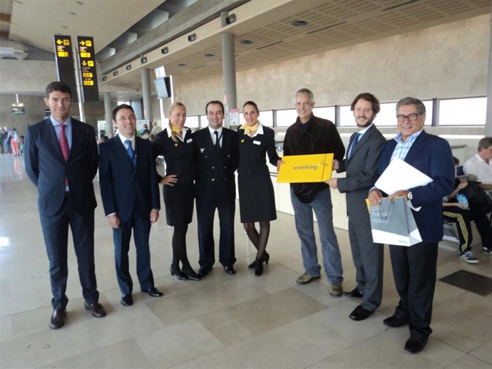 Inauguración del vuelo inaugural de Vueling
