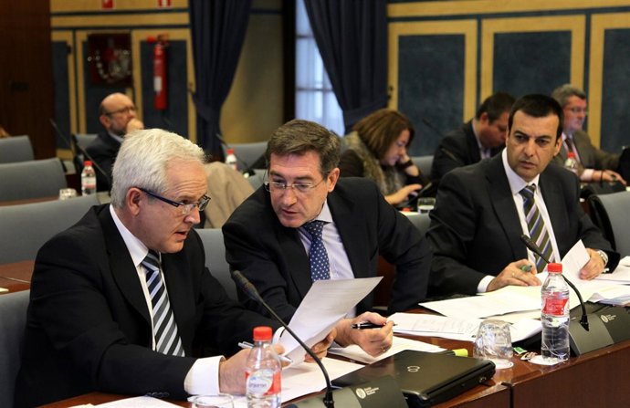 El diputado del PP-A Rafael Ruiz Canto, en una comisión parlamentaria