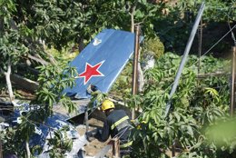 Avioneta accidentada cerca del aeropuerto de Vélez-Málaga