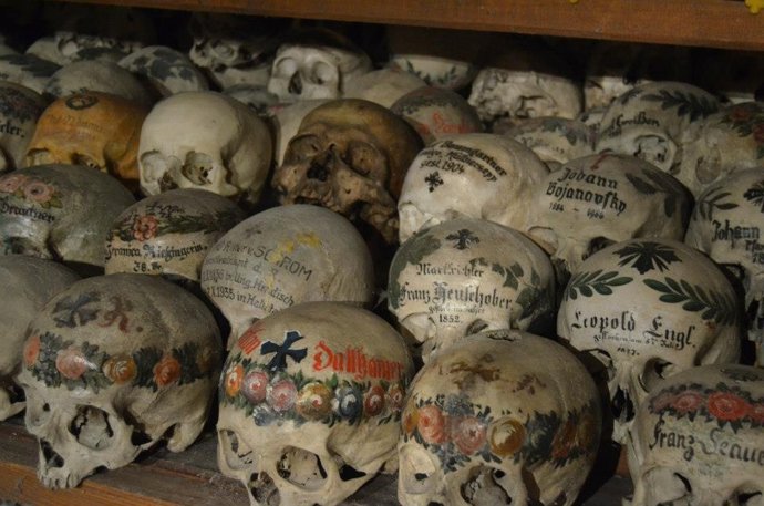 Imagen del Osario de Sedlec, en Praga