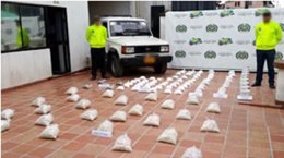 Droga incautada en Colombia