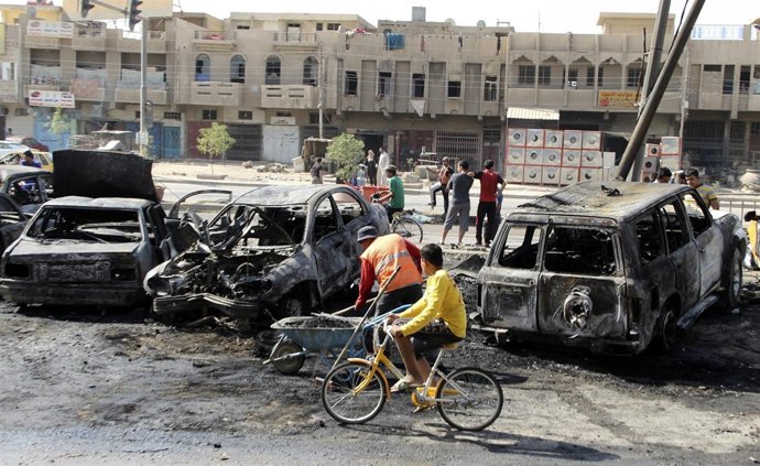 Atentados en el centro de Bagdad