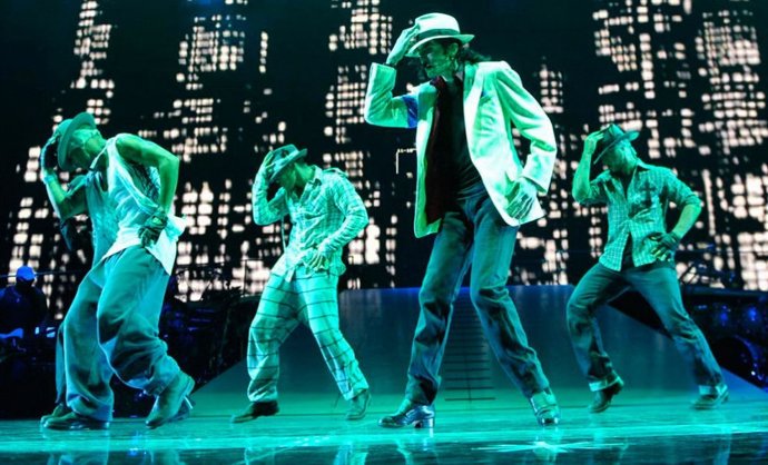 Imagen de Michael Jackson en This is it