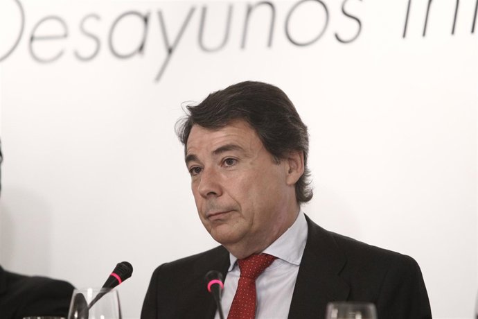 Ignacio González en un Desayuno Informativo de Europa Press