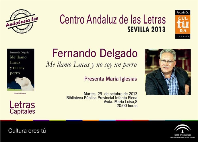 Fernando Delgado presenta en Sevilla su nuevo libro