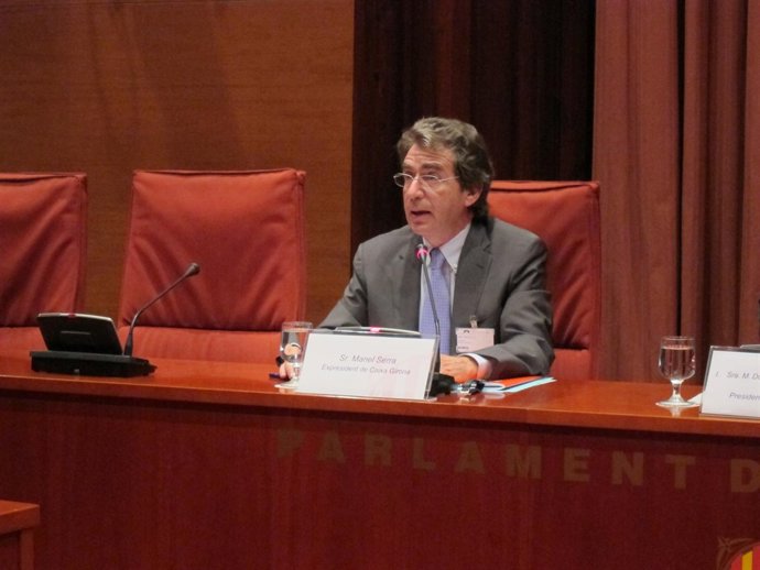 El expresidente de Caixa Girona Manel Serra