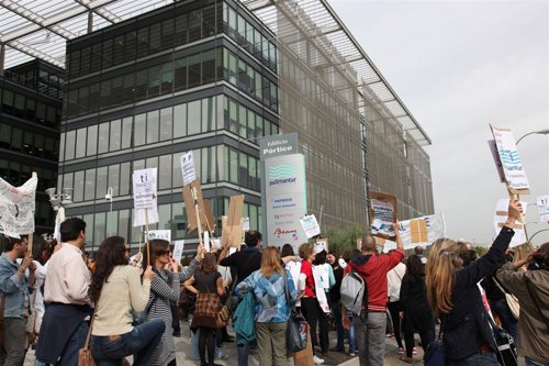 Huelga en protesta por ERE en Pullmantur
