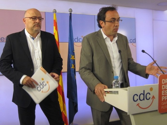 Lluís Corominas y Josep Rull, CDC