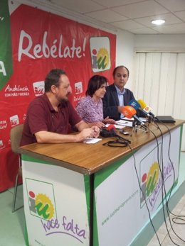 Martín, en rueda de prensa en Almería