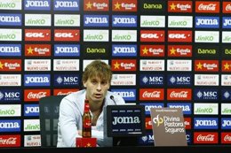 Sergio Canales, en rueda de prensa