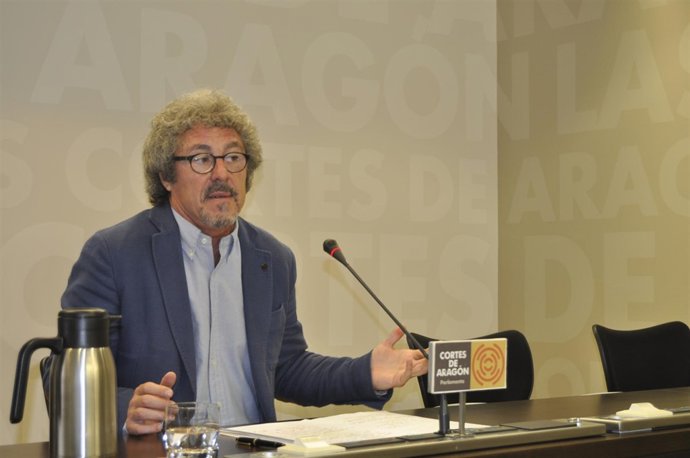 El diputado de CHA en las Cortes de Aragón, Gregorio Briz