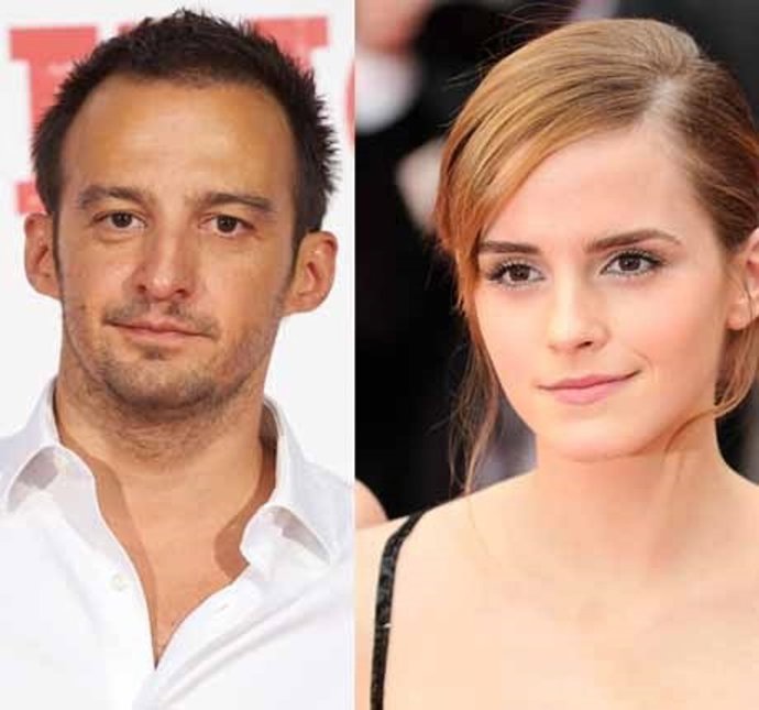 Alejandro Amenábar y Emma Watson