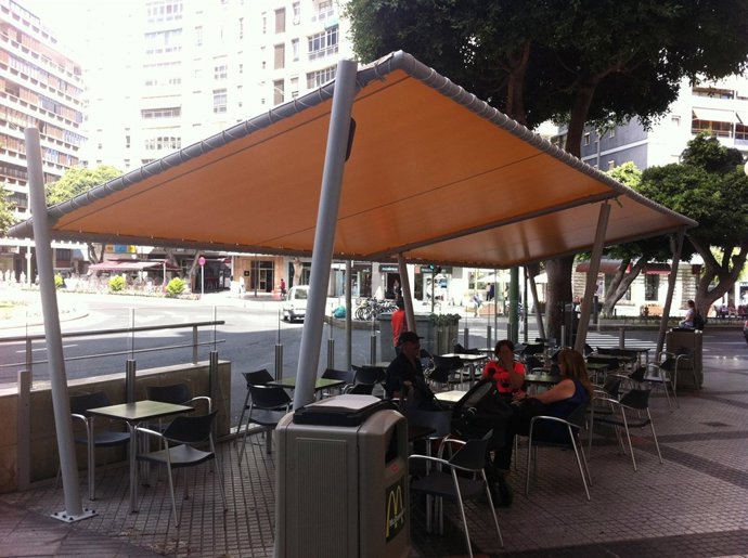 Terrazas de la Plaza de España