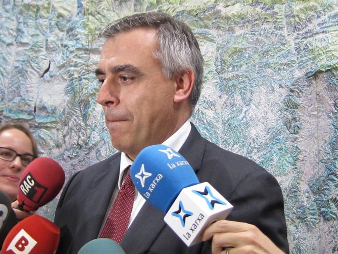 El director general de Transporte y Movilidad de la Generalitat, P.Padrosa