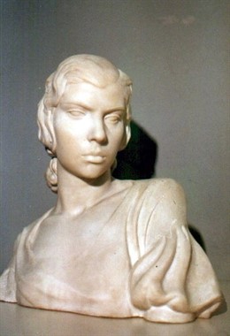 Escultura 'Retrato de la gitana Elvira Lucena'