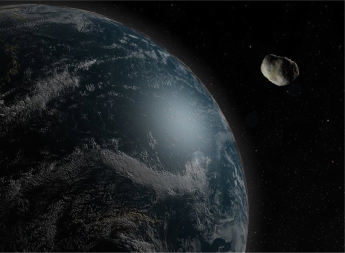 Imagen de un asteroide Universidad de Huelva.