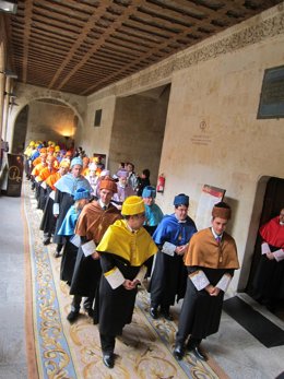 Acto académico en la USAL