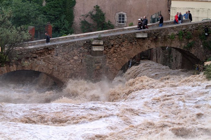 Inundaciones en Francia por las lluvias