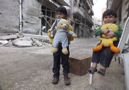 Niños en Siria