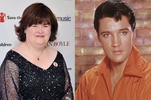 Susan Boyle dueto navidad Elvis Presley