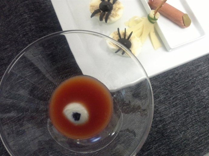 Propuestas aperitivos gastronomía por Halloween del hotel Barceló Málaga 