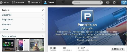 Twitter Portaltic mensajes directos