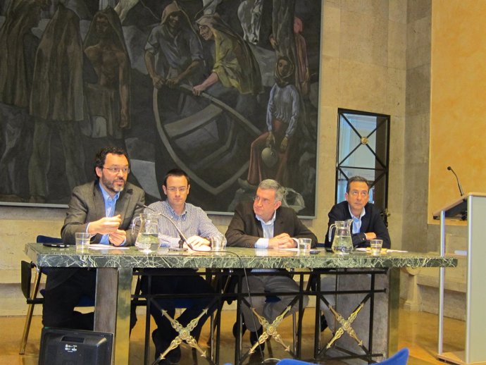 Sergio Calleja, Ignacio Casado, Jose Mª Fernández y Antonio Trigo 