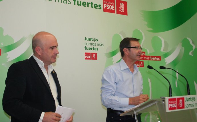 Carmona y Aguilar en la rueda de prensa