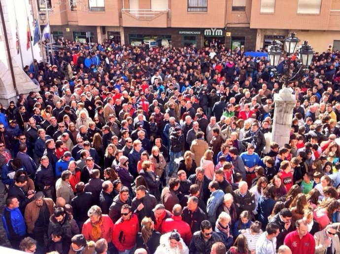 Concentración en Pola de Gordón (León)