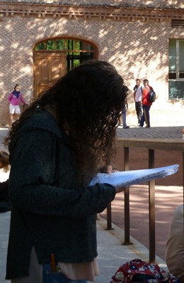 Estudiantes, clases, aulas, campus, universidad, universitarios