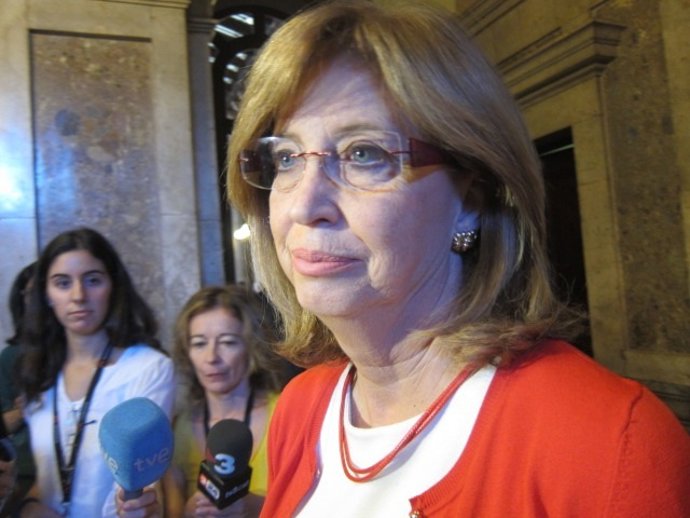 La consellera de Enseñanza, Irene Rigau
