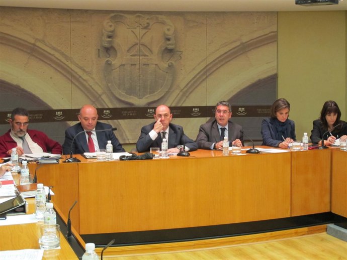 Comparecencia en el Parlamento de Antonino Burgos