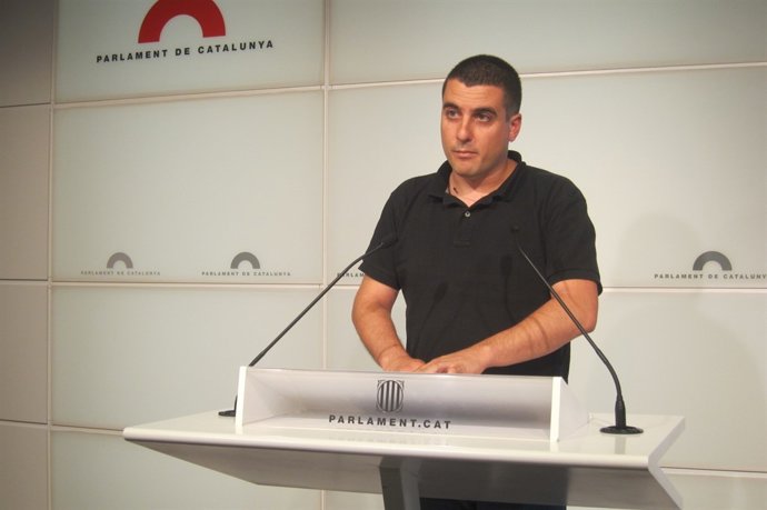 El diputado de la CUP Quim Arrufat