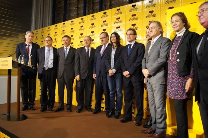 Inauguración de la planta de Cacaolat en Santa Coloma de Gramanet